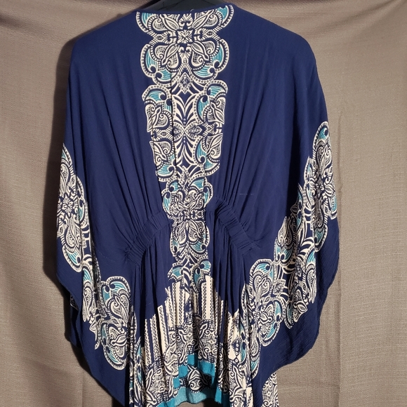Boho Alloy Apparel Butterfly Sleeve Blouse Size M - Picture 4 of 5